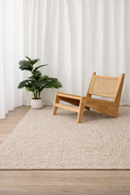 Nori Mini Beige Brown Textured Rug
