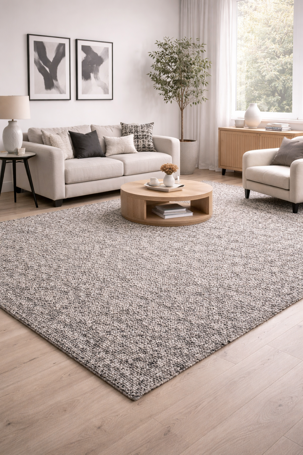 Zavelle Steel Multi Hand-Woven Rug
