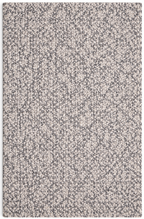 Zavelle Black White Contrast Hand-Woven Rug