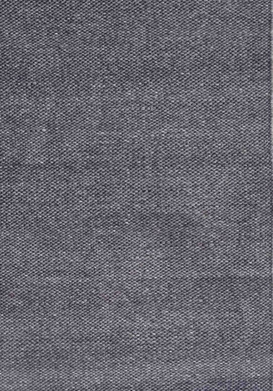 Sierra Plain Smoke Grey Hand-Woven Rug