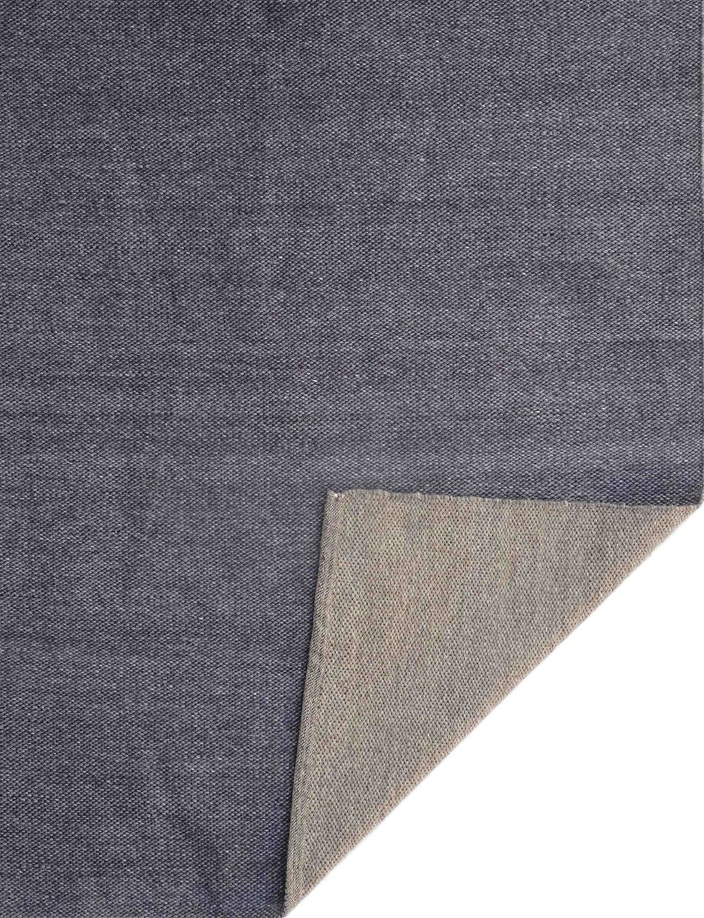 Sierra Plain Smoke Grey Hand-Woven Rug
