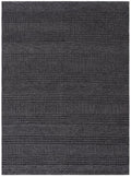 Sierra Stitches Smoke Grey Hand-Woven Rug