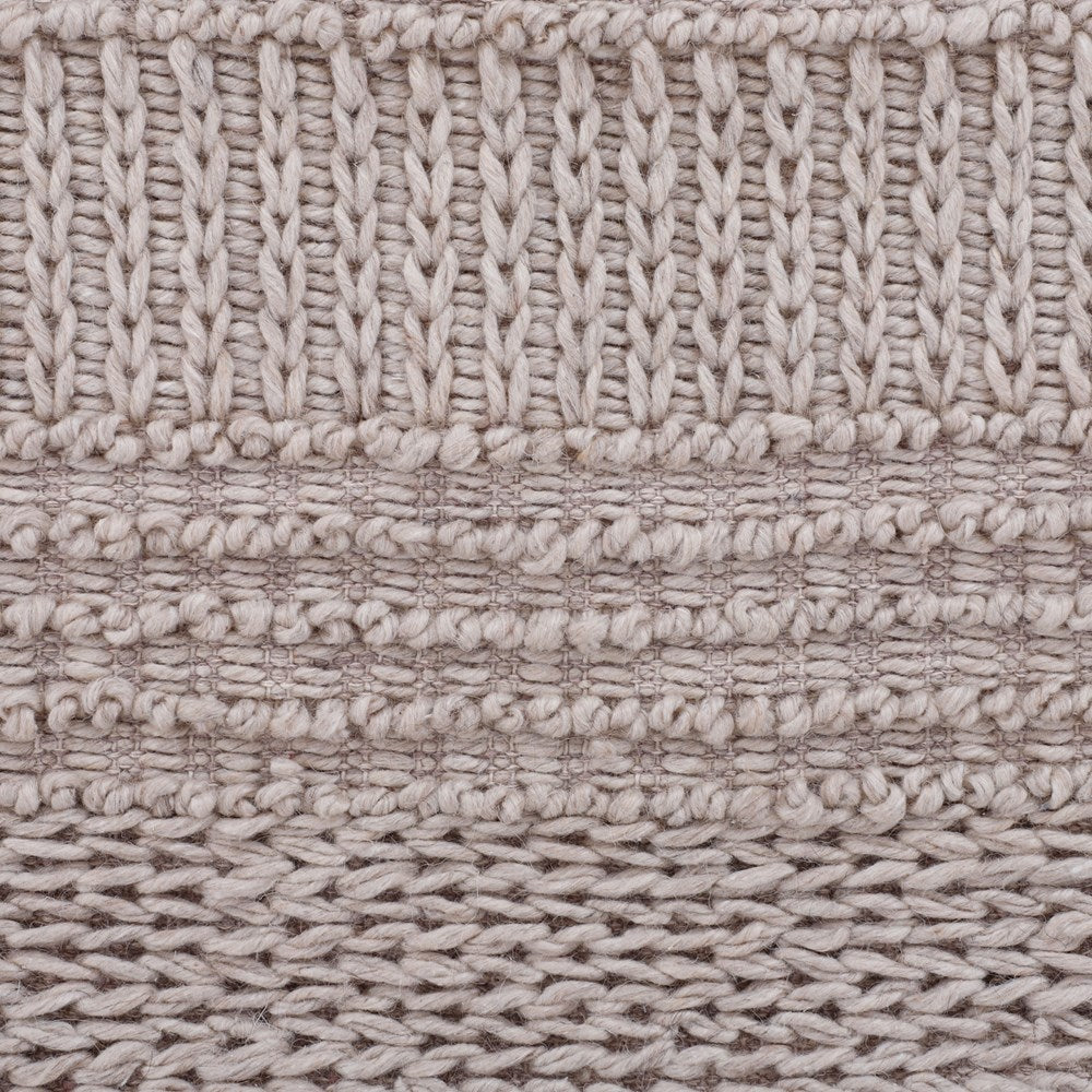 Sierra Stitches Sandstone Hand-Woven Rug
