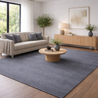 Sierra Plain Smoke Grey Hand-Woven Rug