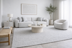 Echelon Silver Boucle Rug