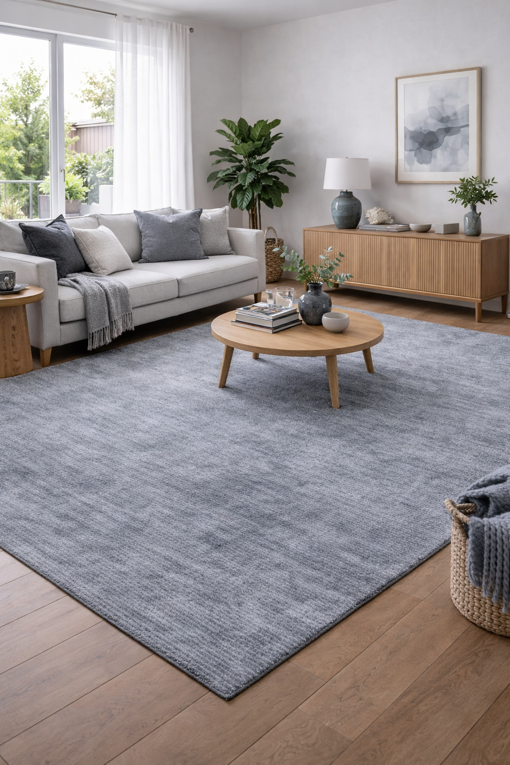 Kade Stone Wool Rug