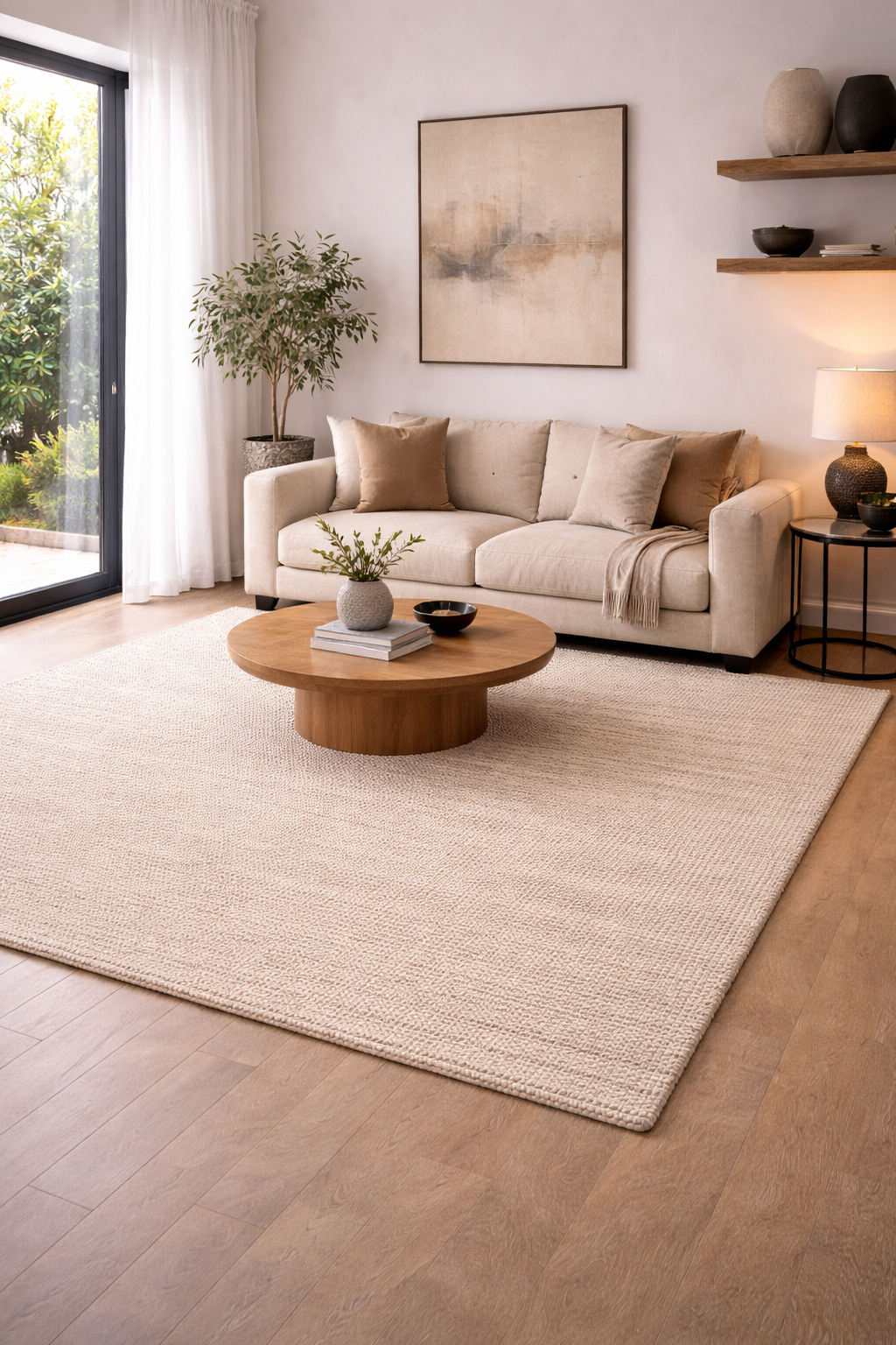Solara Natural Hand-Woven Rug