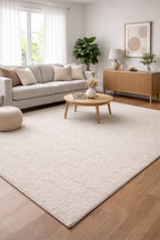 Kora Ivory Wool Rug