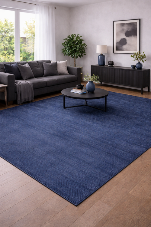 Ciro Ocean Blue Hand-Woven Rug