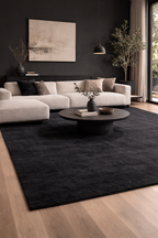 Drift Atelier Carbon Black Wool Rug