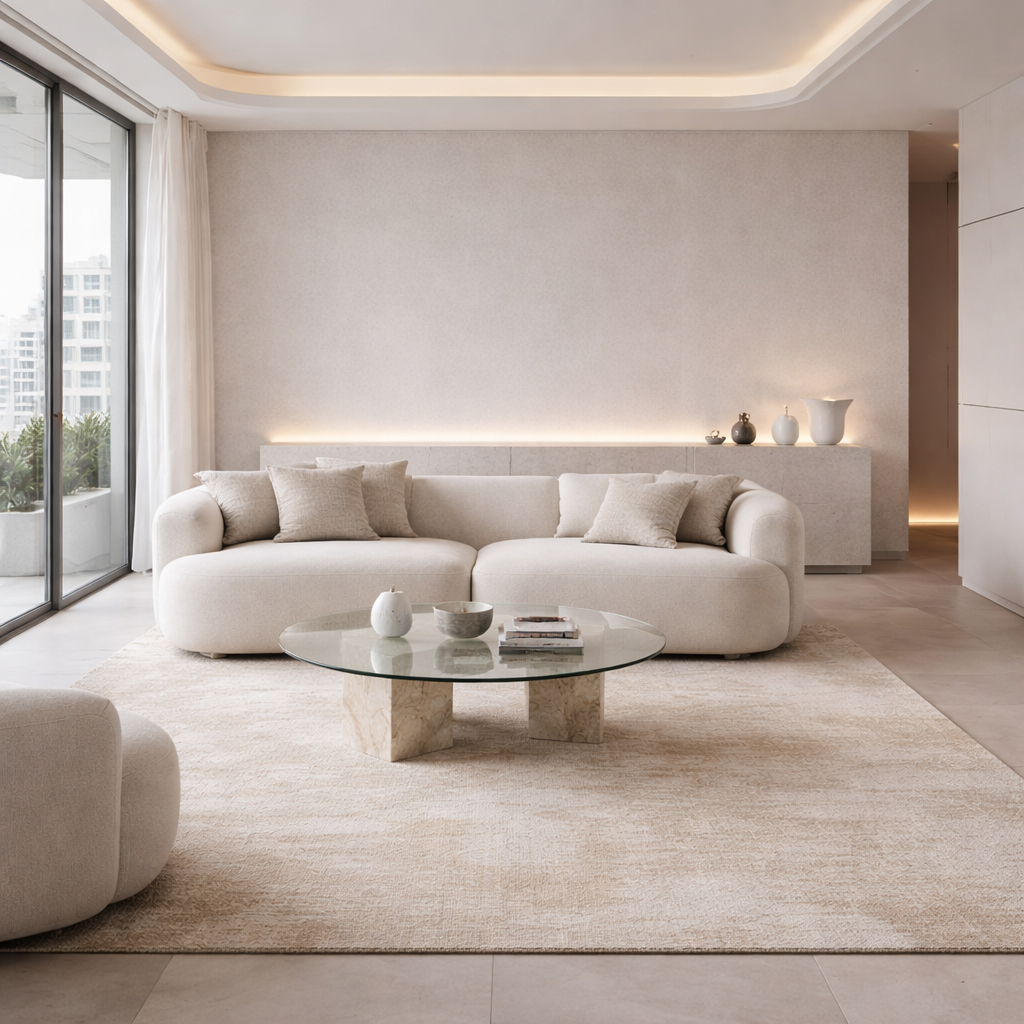 Evara Linen Beige Rug