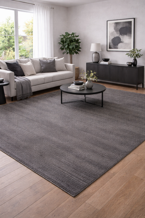 Ciro Cloud Grey Hand-Woven Rug