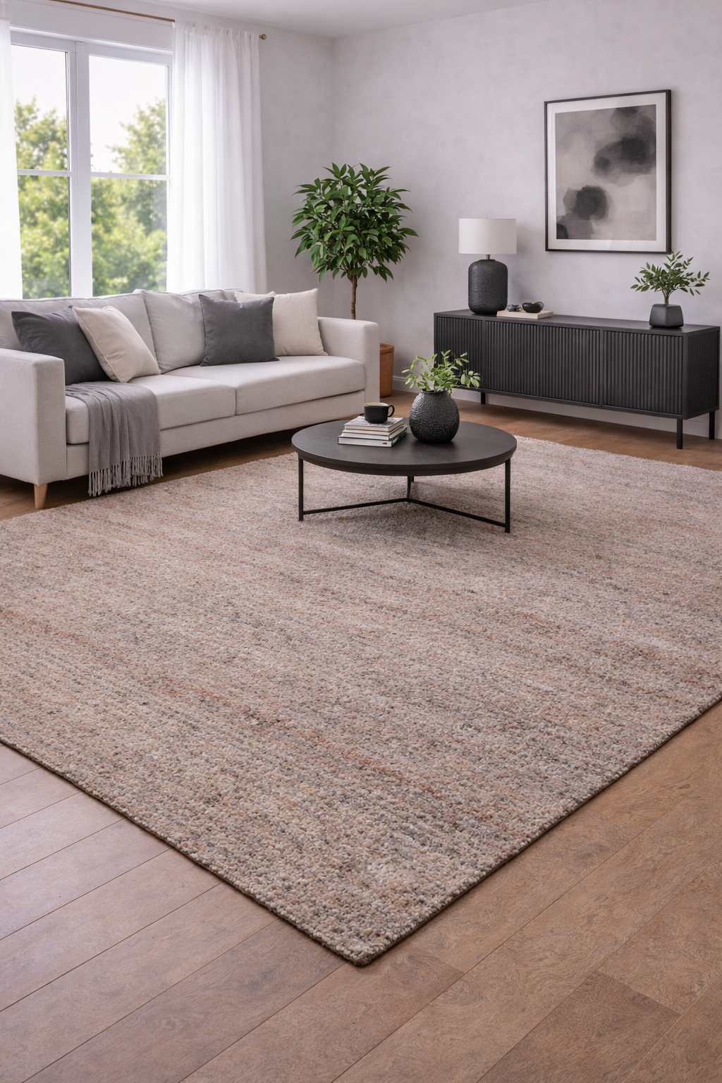 Luma Antique Rose Wool Rug