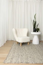 Solara Stone Grey Hand-Woven Rug