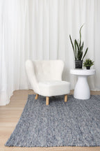 Solara Blue Hand-Woven Rug