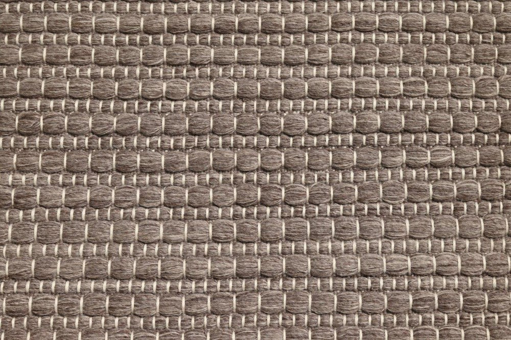 Arden Mocha Brown Flatweave Rug