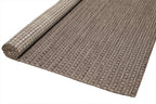 Arden Mocha Brown Flatweave Rug
