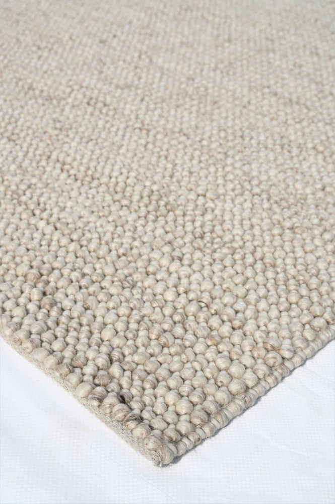 Liora Light Beige Boucle Rug