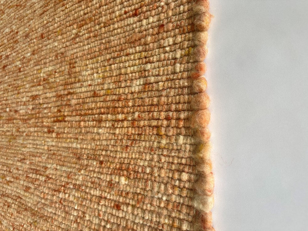 Solara Peach Hand-Woven Rug