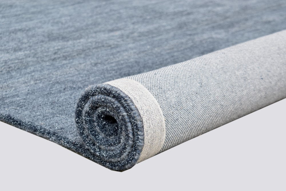 Kade Denim Blue Wool Rug
