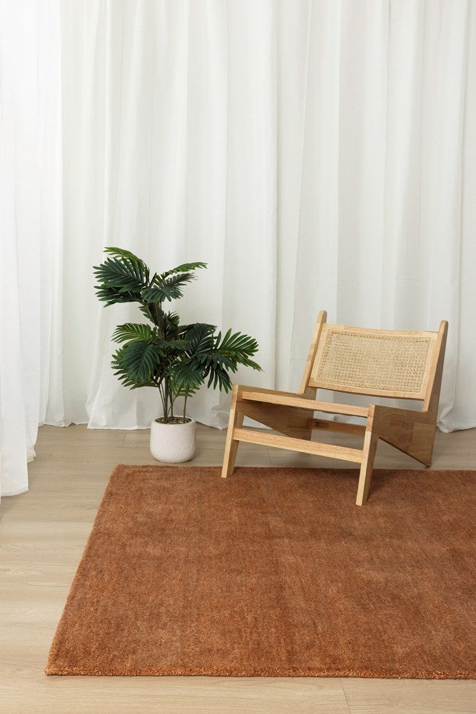 Kade Rust Wool Rug