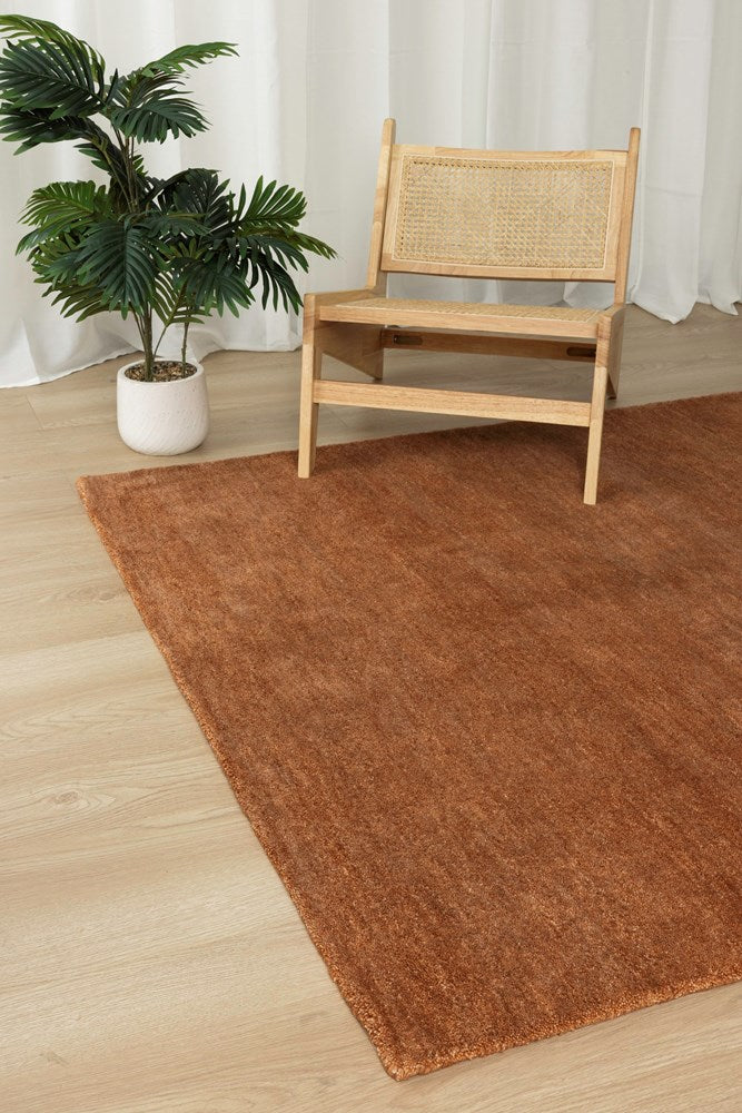 Kade Rust Wool Rug