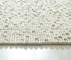 Nori Mini Ivory Textured Rug