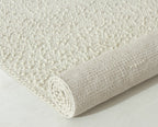 Nori Mini Ivory Textured Rug