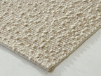 Nori Mini Oatmeal Beige Textured Rug