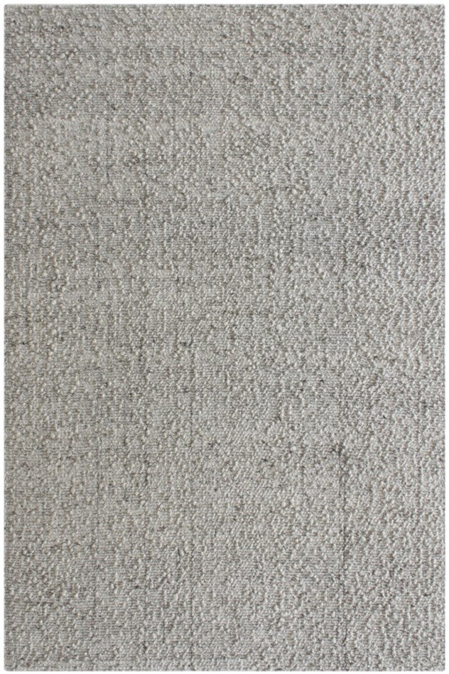 Nori Mini Silver Ash Textured Rug