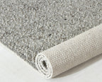 Nori Mini Silver Ash Textured Rug