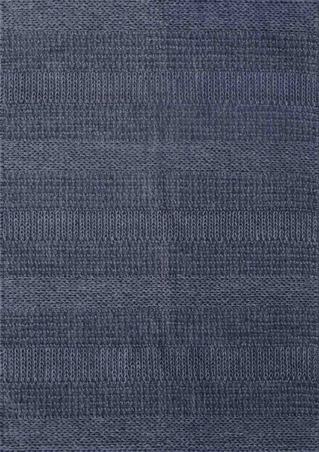 Sierra Stitches Periwinkle Blue Hand-Woven Rug