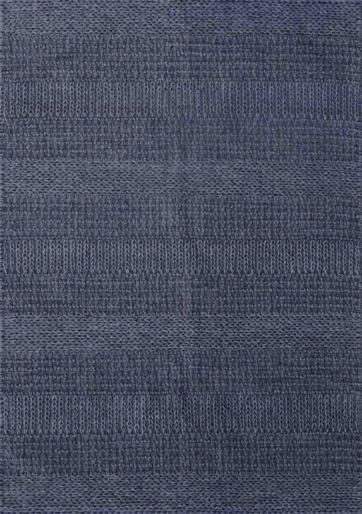 Sierra Stitches Periwinkle Blue Hand-Woven Rug