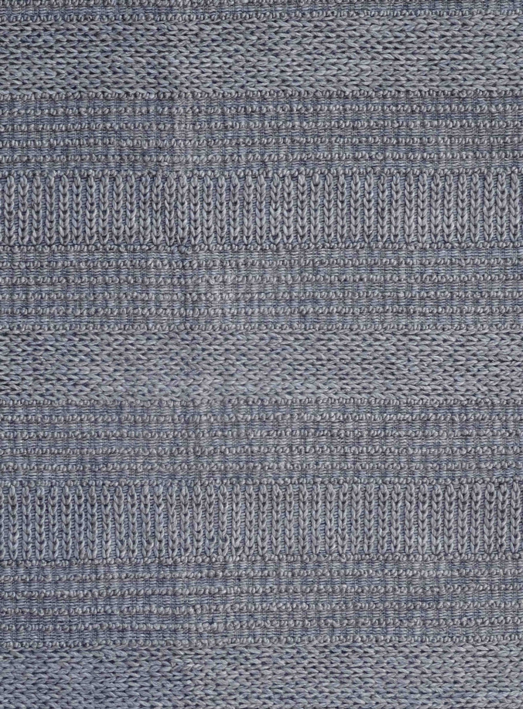 Sierra Stitches Periwinkle Blue Hand-Woven Rug