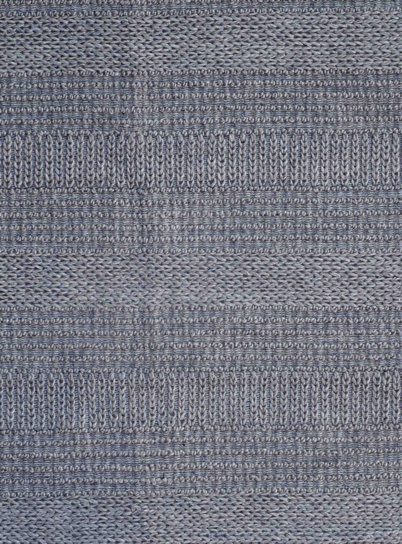 Sierra Stitches Periwinkle Blue Hand-Woven Rug
