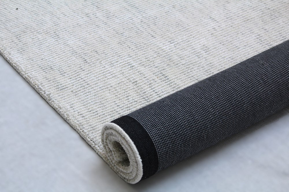 Vanta Titanium Grey Hand-Loomed Rug