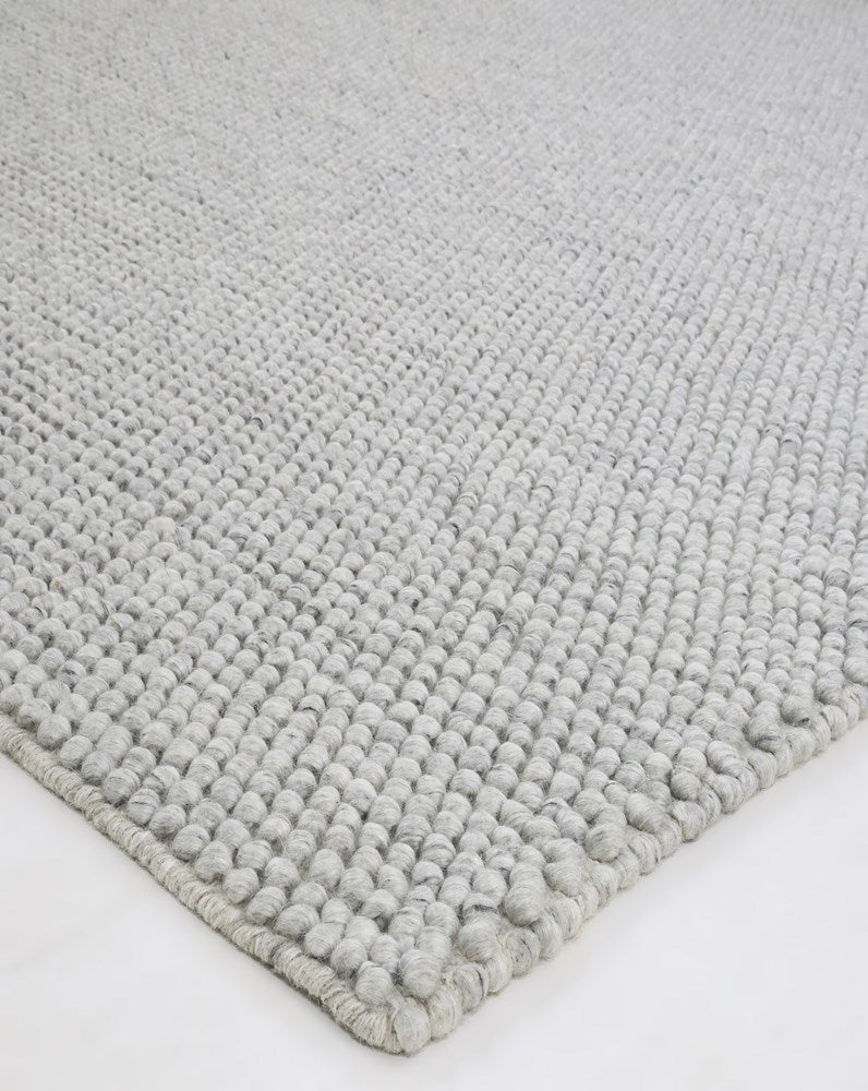 Echelon Silver Boucle Rug