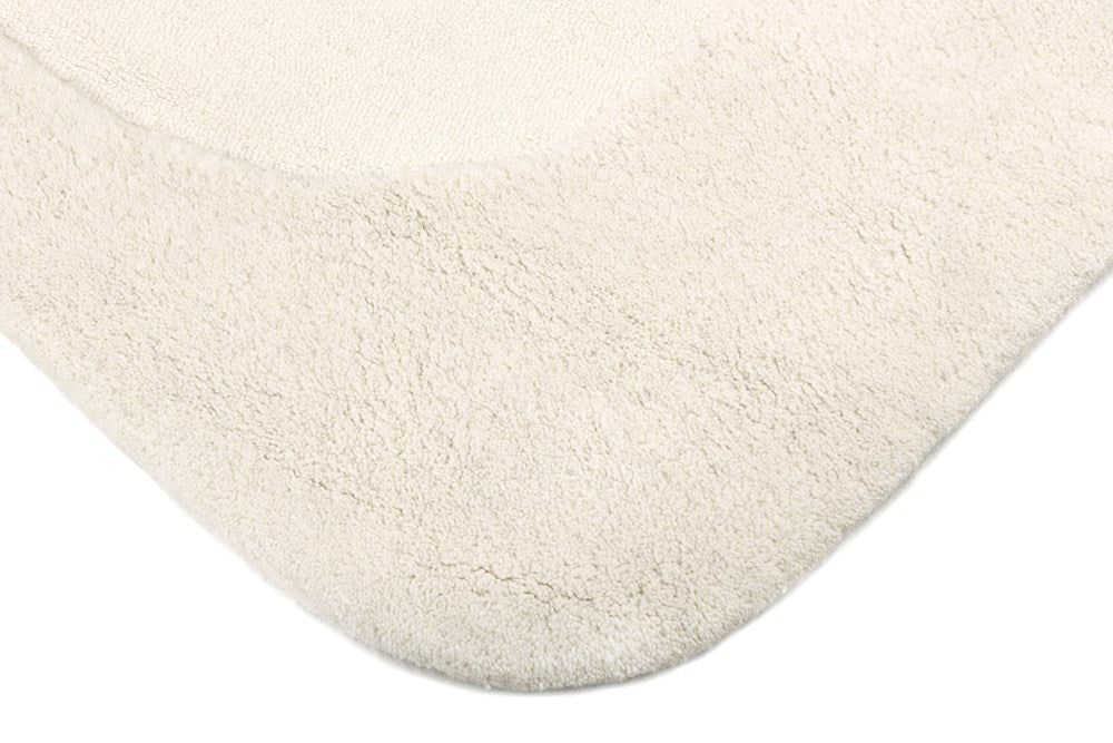 Zephyr Ivory Contemporary Wool Rug
