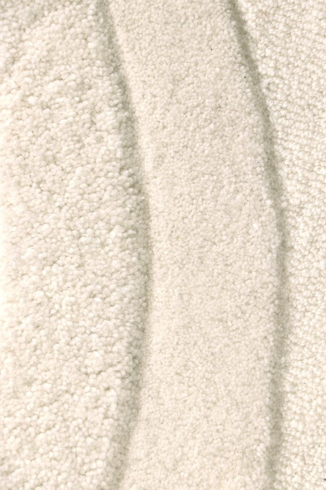 Zephyr Ivory Contemporary Wool Rug