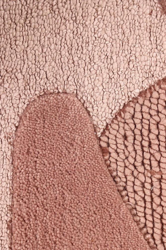 Zephyr Pink Contemporary Rug