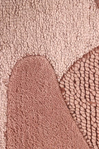 Zephyr Pink Contemporary Rug