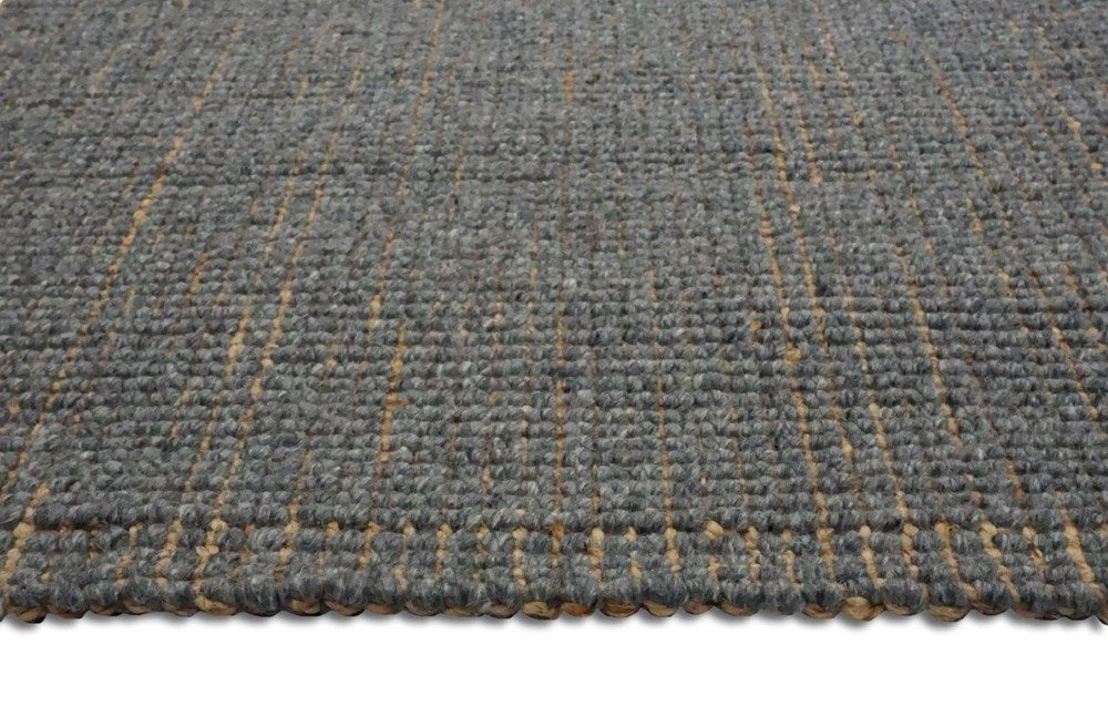 Sorelle Dark Grey Hand-Woven Rug