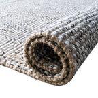 Sorelle Light Grey Hand-Woven Rug