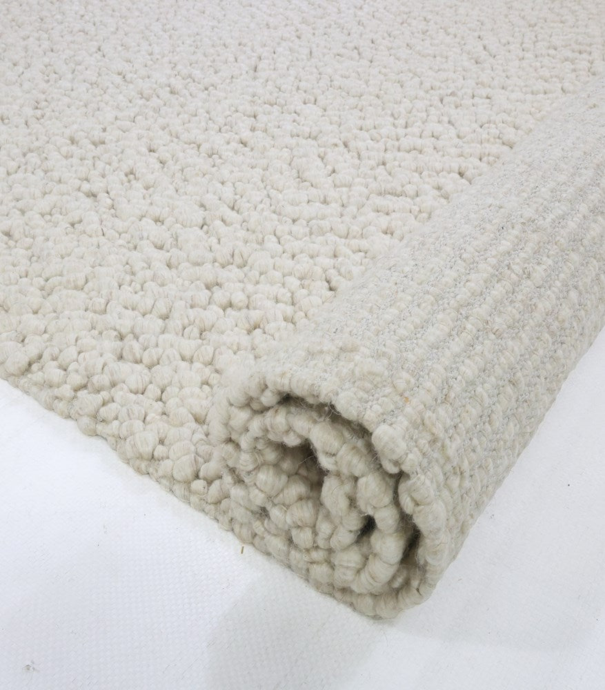 Zavelle Sandstone Beige Hand-Woven Rug