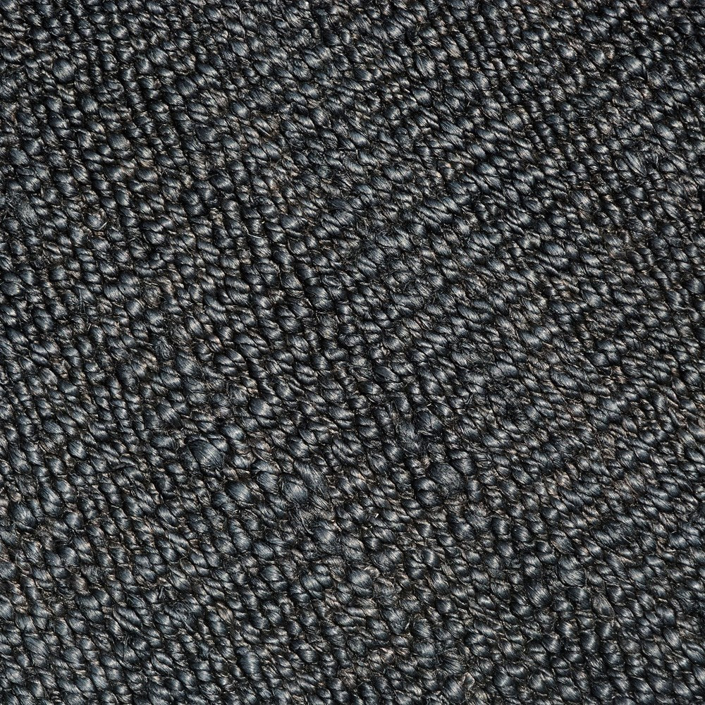 Selora Black Hand-Woven Jute Rug