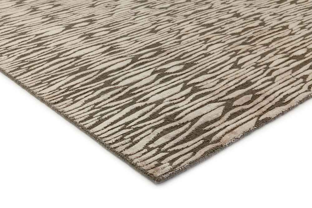 Lorien Grey Beige Organic Rug