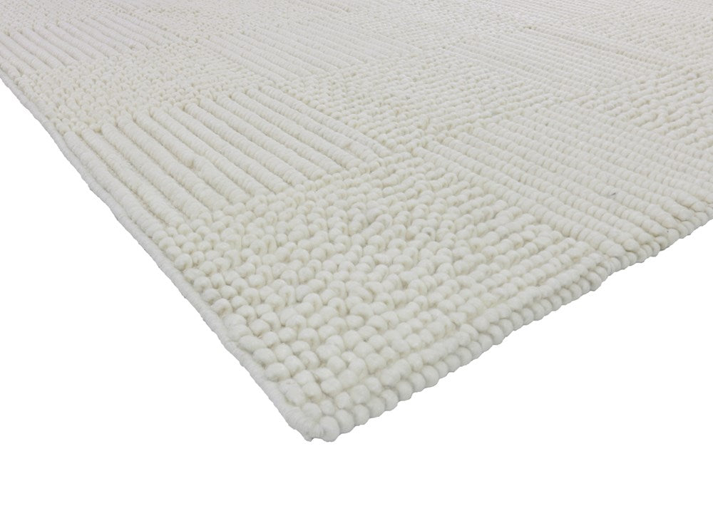 Luma White Wool Rug