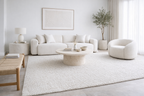 Echelon Chalk Boucle Rug