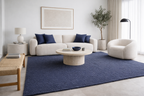 Echelon Navy Boucle Rug