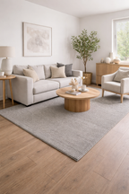 Solstice Night Grey Hand-Woven Rug